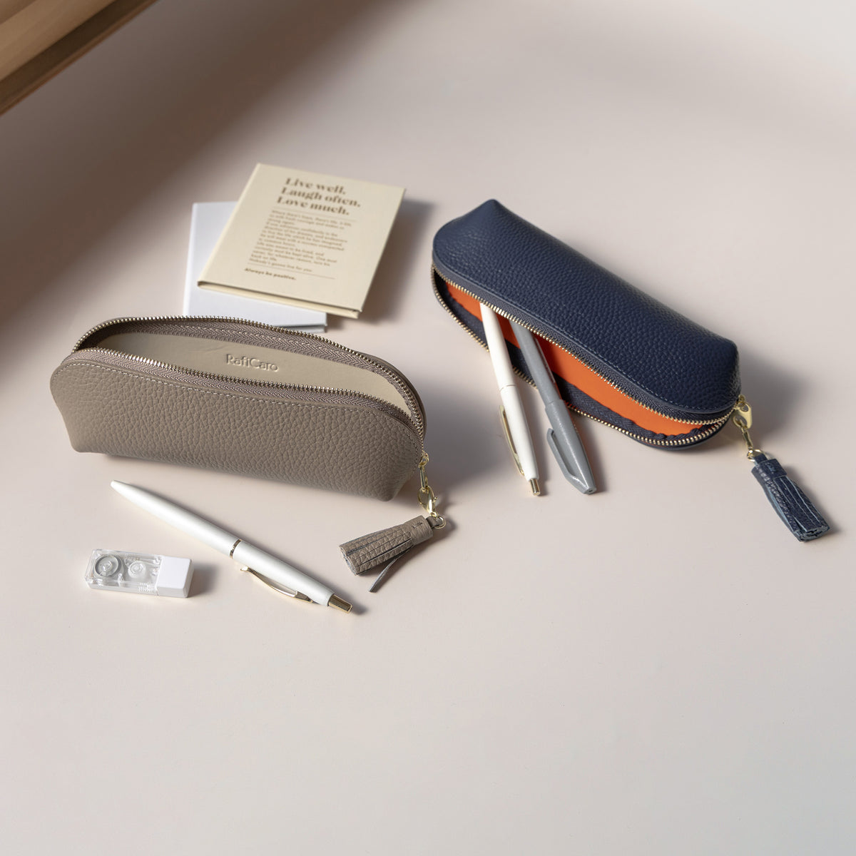 ペンケース 丸型
