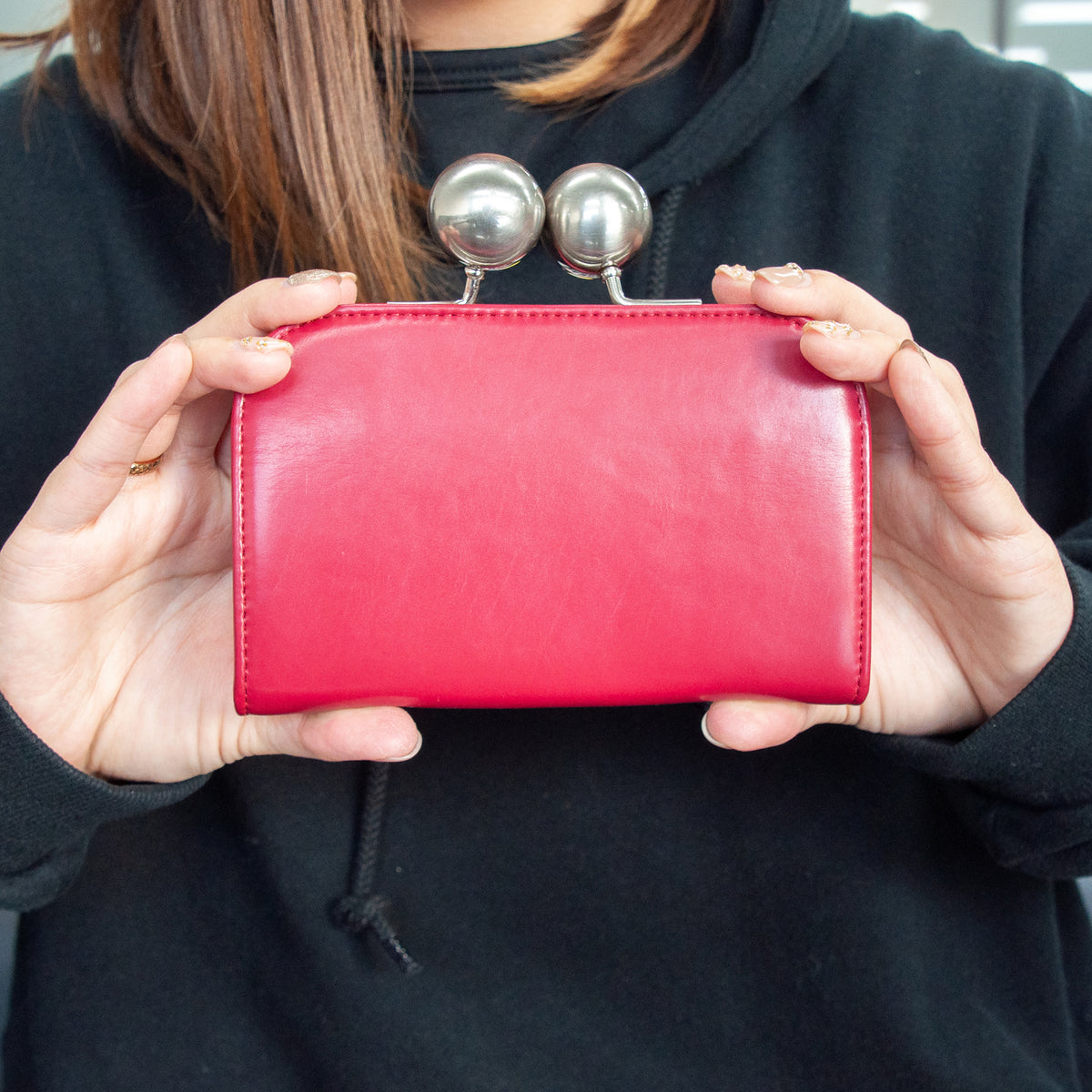 大玉がま口財布
