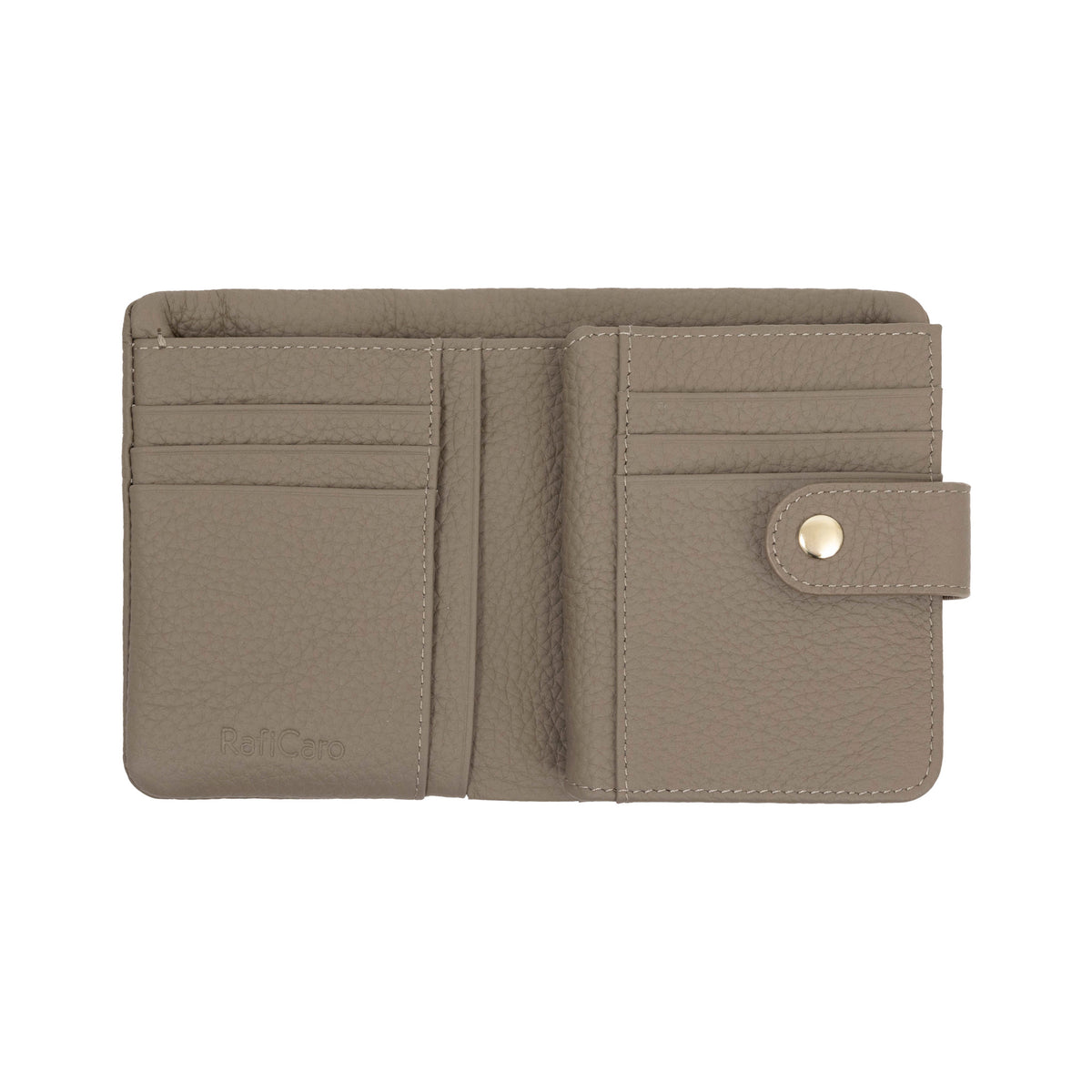二つ折り財布 グレージュ