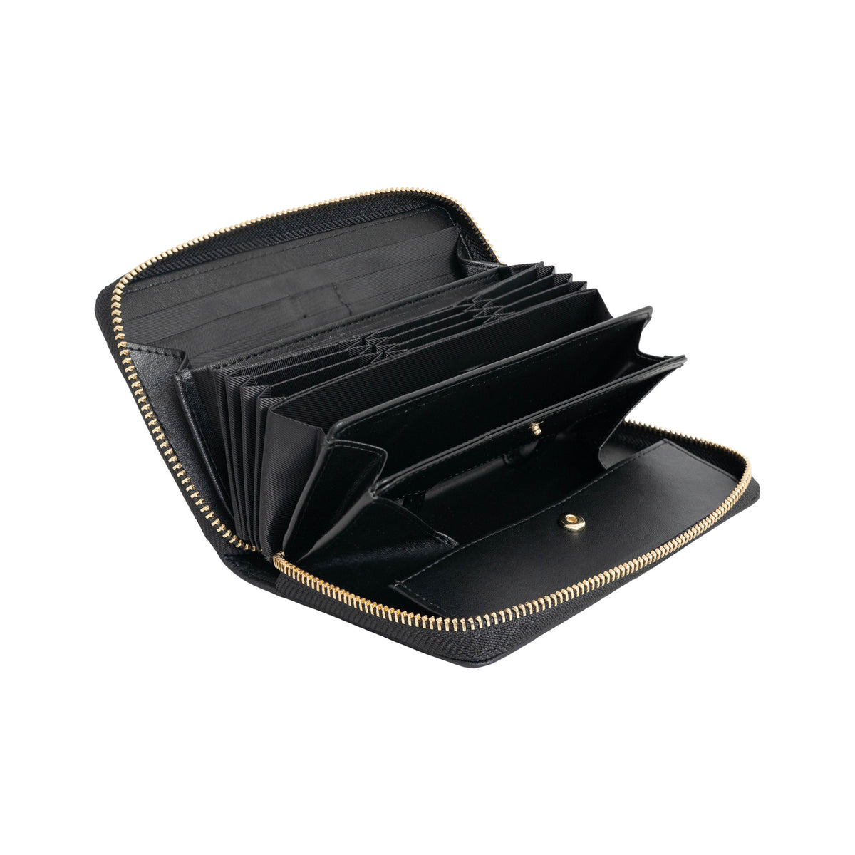 長財布 ラウンドファスナー ブラック